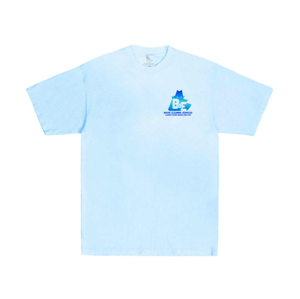 Cleaning Service Tee - Powder Blue